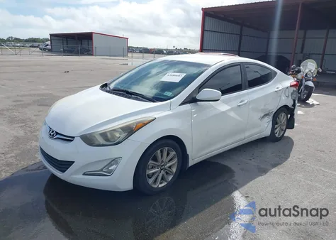 2016 Hyundai Elantra Se from USA, damaged, VIN 5NPDH4AE8GH729355